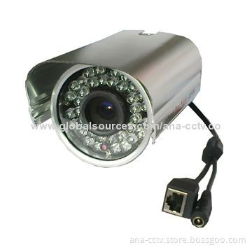 Real-time 720-pixel Bullet IP Camera with High-performance SOC Chip